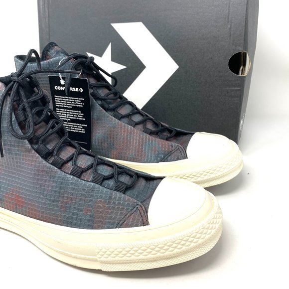 Converse 170903C CHUCK 70 Men's TAPE SEAM Black Terracotta Canvas High Sneakers - Picture 6 of 9